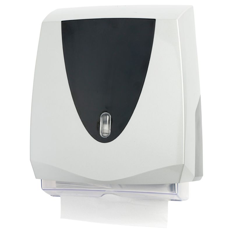 Ellipse Large Paper Towel Dispenser Grey & Black