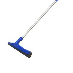 JanSan Floor Squeegee Plastic Complete Blue 18" 45cm