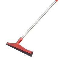 JanSan Floor Squeegee Plastic Complete Red 18" 45cm