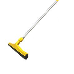 JanSan Floor Squeegee Plastic Complete Yellow 18" 45cm